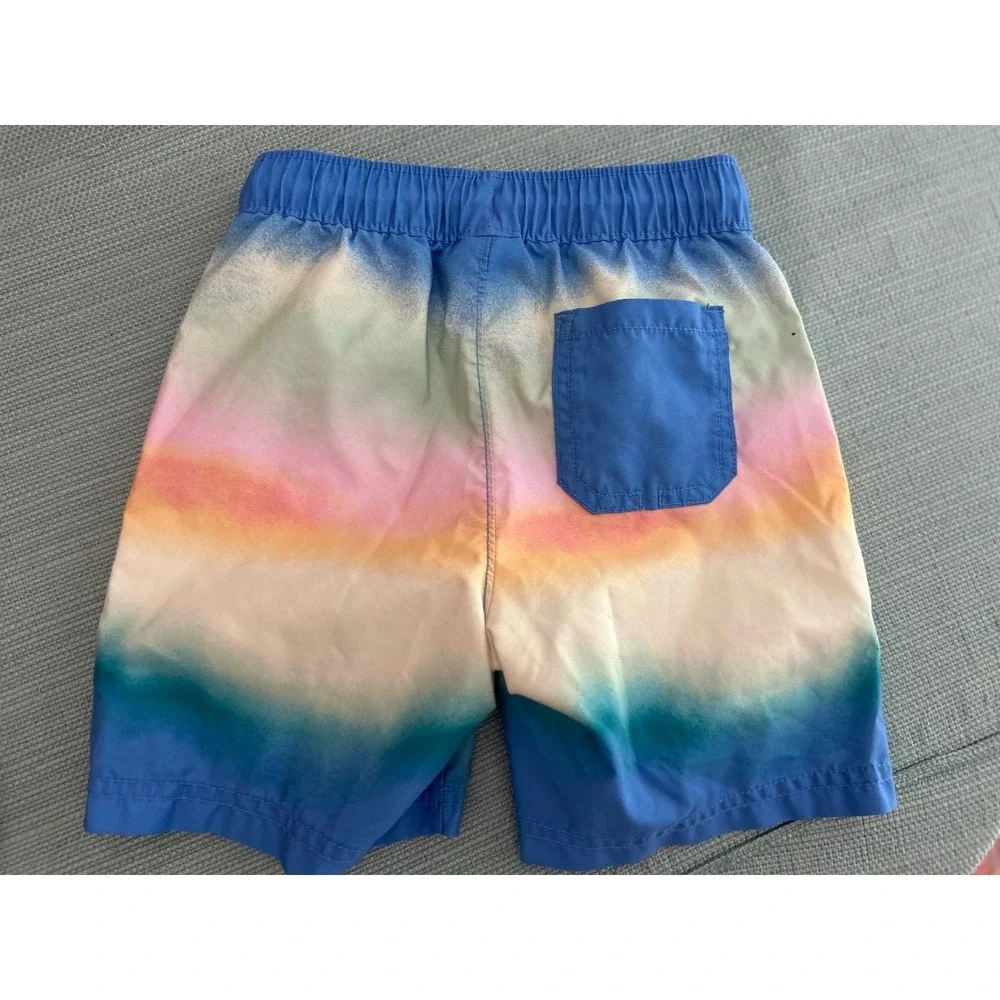 Lot of 3 Old Navy Swim Shorts & Shirt Size 4T Beach Scuba